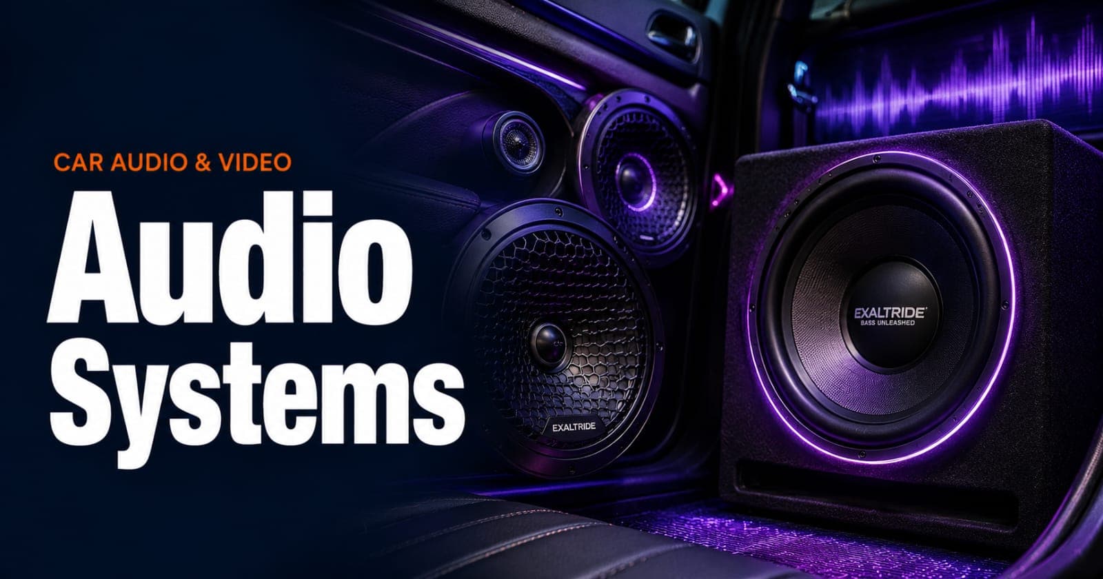 Car Audio Systems And Components banner