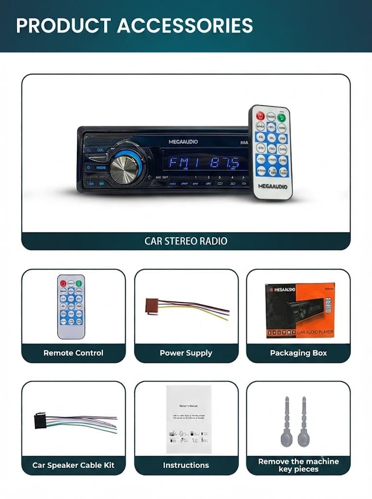 MEGAADUIO Bluetooth Music Play | MAR14BT 4