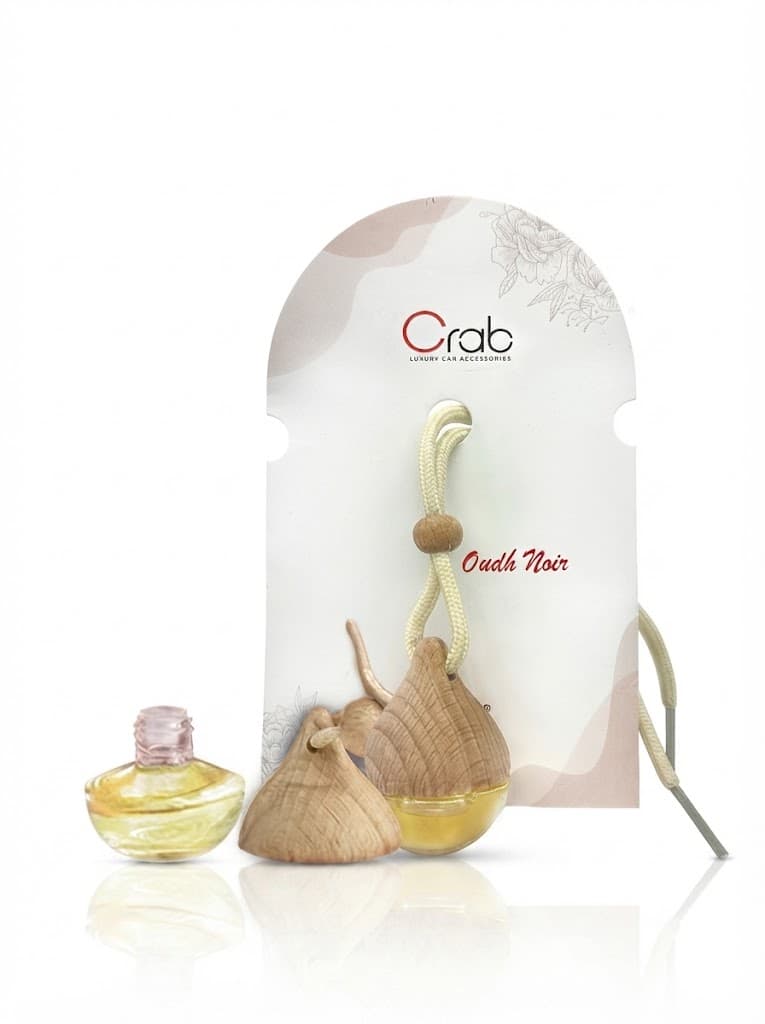 Crab Oudh Noir Hanging Air Freshener Long-Lasting Premium Fragrance Diffuser OUDH NOIR  (6 ml) 2
