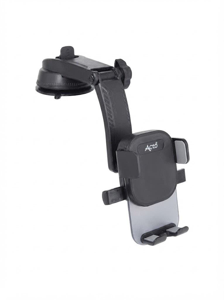 Acto Universal Car Mobile Holder for Dashboard 360  Rotatable for Windscreen & Table Desk 2
