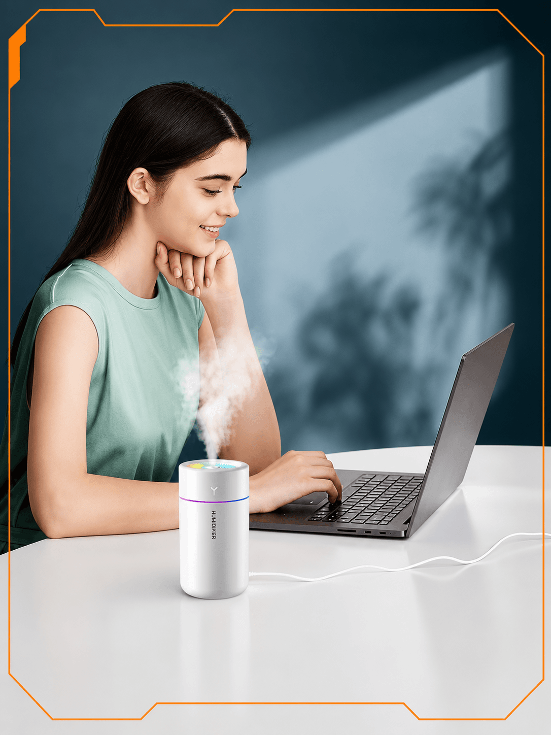 STARQ® - 300ml Essential Oil Diffuser & Humidifier Ultrasonic Quiet Mist LED Lights Aromatherapy for Home Office Car Bedroom Spa Yoga Air Freshener 3