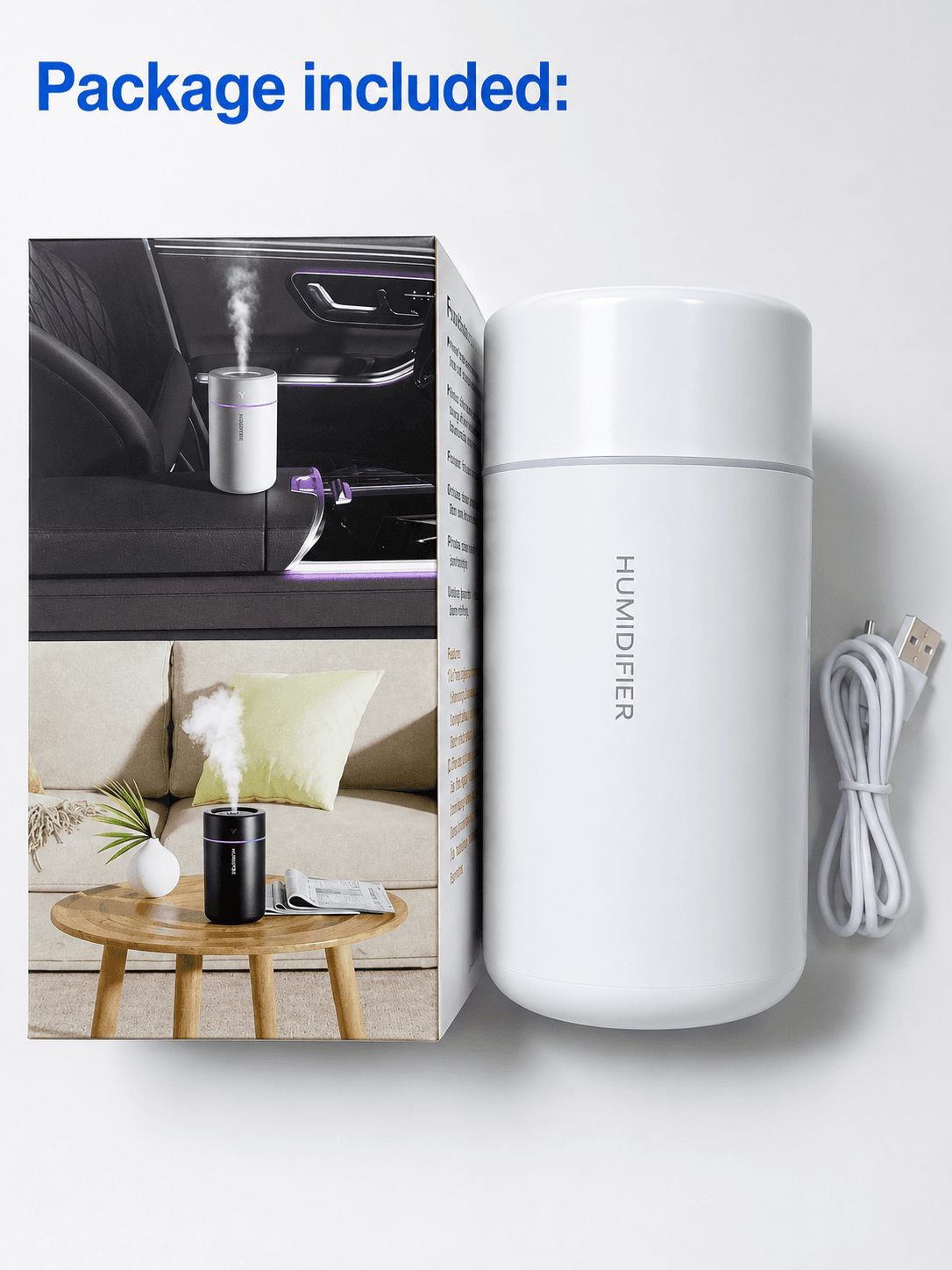 STARQ® - 300ml Essential Oil Diffuser & Humidifier Ultrasonic Quiet Mist LED Lights Aromatherapy for Home Office Car Bedroom Spa Yoga Air Freshener 4