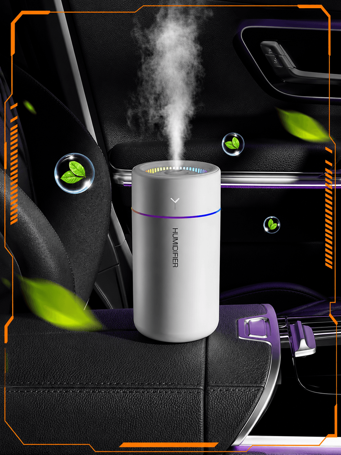 STARQ® - 300ml Essential Oil Diffuser & Humidifier Ultrasonic Quiet Mist LED Lights Aromatherapy for Home Office Car Bedroom Spa Yoga Air Freshener 5