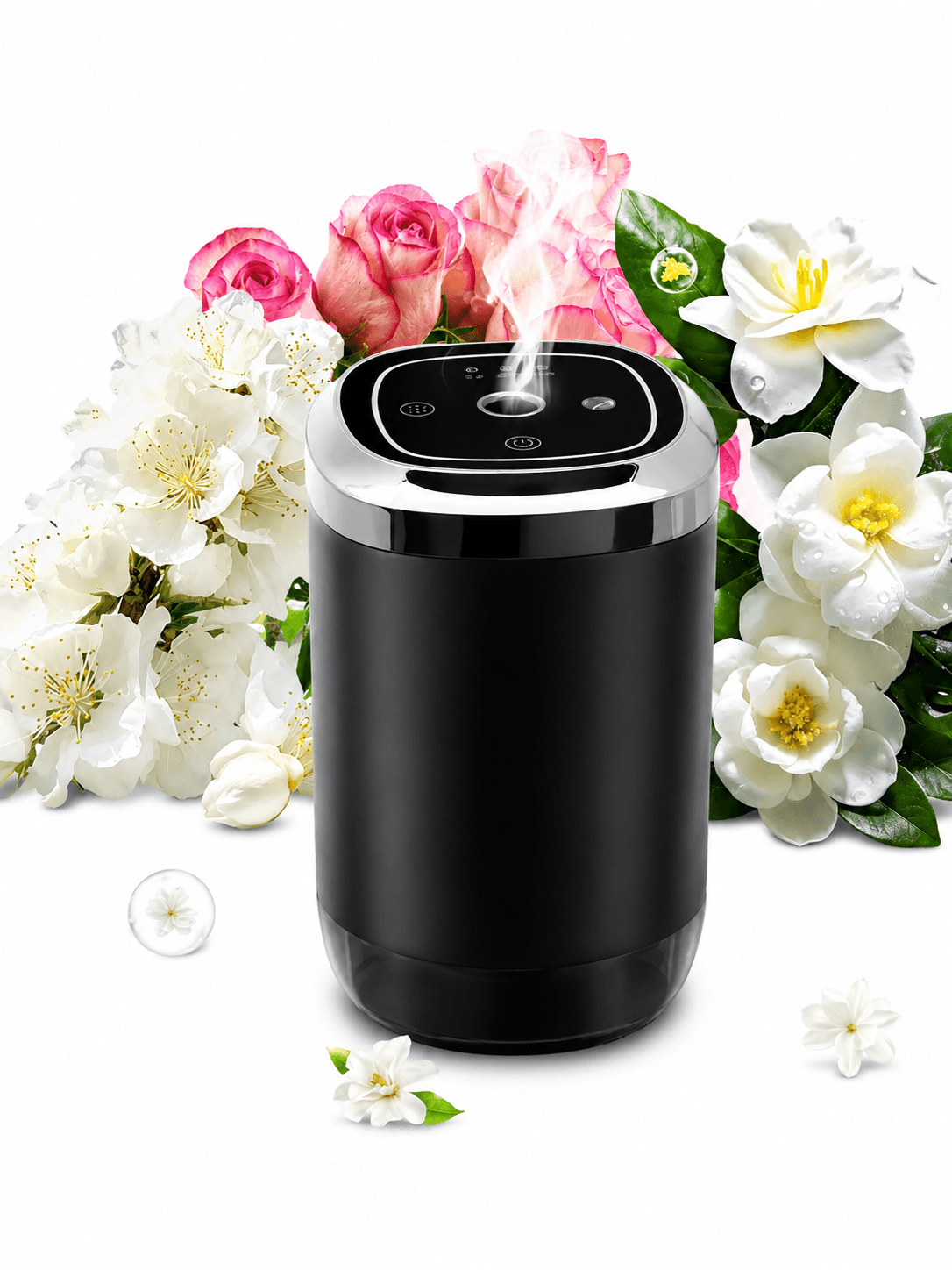 STARQ Smart Car Air Freshener Diffuser Auto On/Off Rechargeable Aroma Diffuser Cloud Mist Perfume Humidifier (Cordless Dispenser with Starry Light) 2