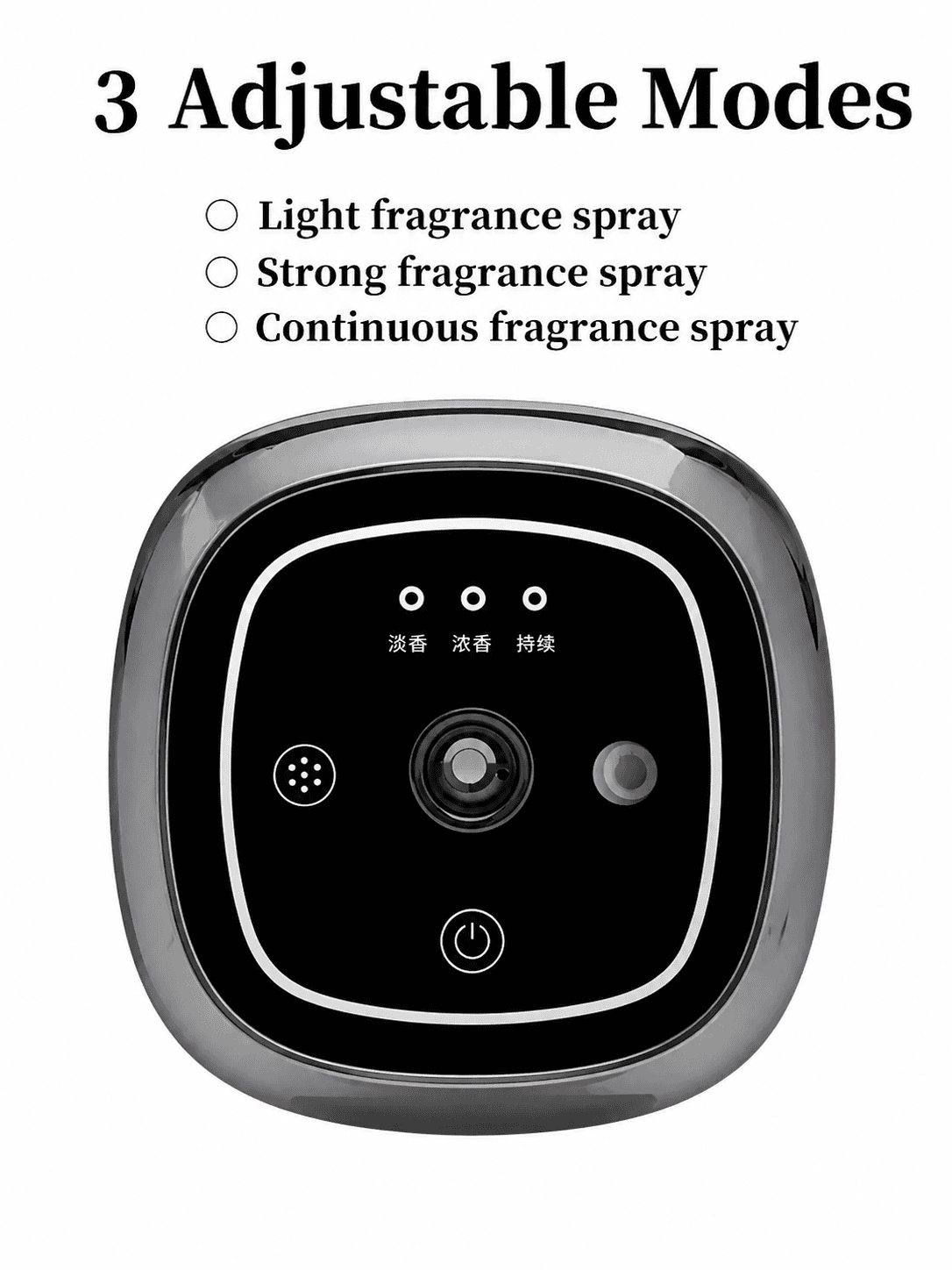 STARQ Smart Car Air Freshener Diffuser Auto On/Off Rechargeable Aroma Diffuser Cloud Mist Perfume Humidifier (Cordless Dispenser with Starry Light) 3