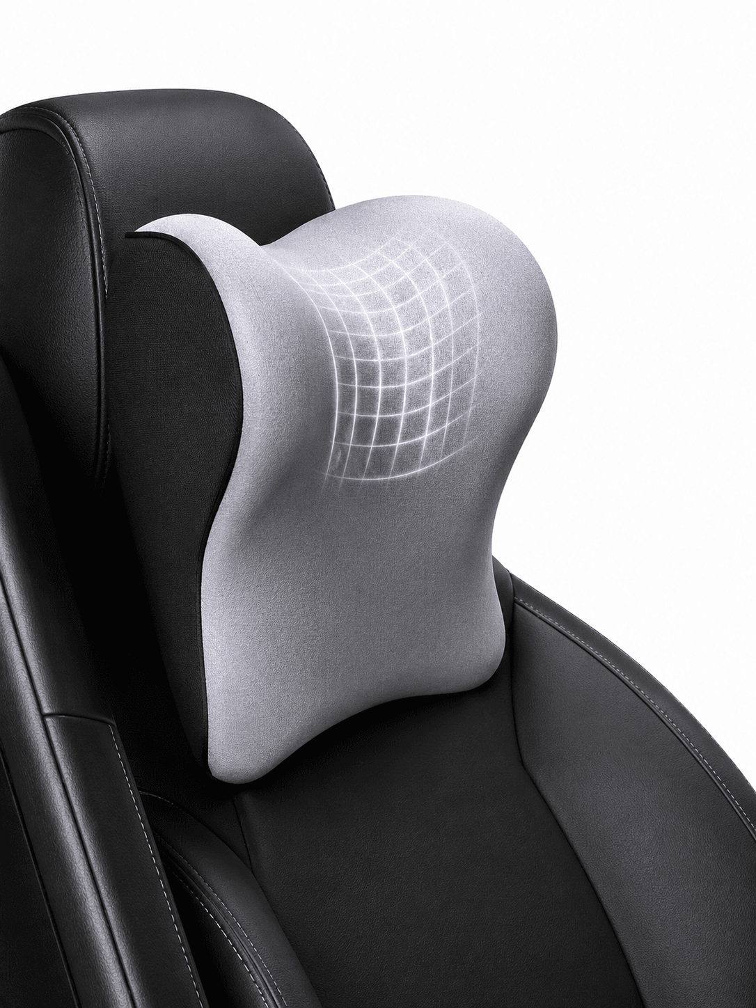 STARQ Premium Car Seat Cushions Combo Seat Back Support, Neck Rest Pillow, Seat Cushion for Driving Seat Memory Foam, Cotton Cover Ergonomic Car Cushions Pillows (Red) 5