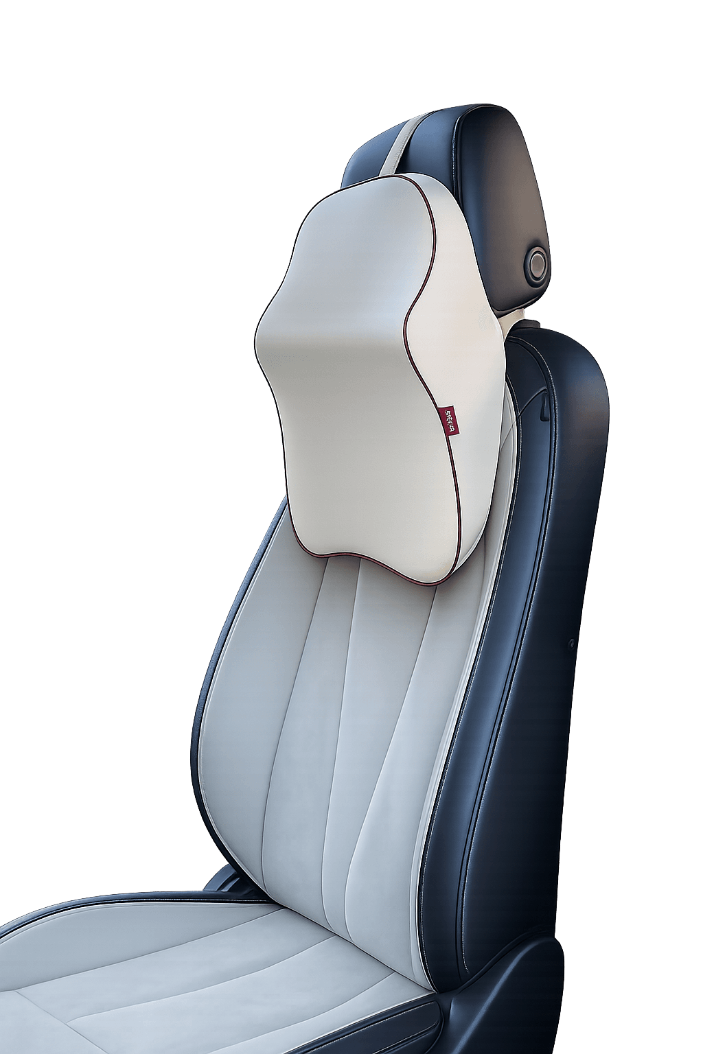 STARQ Premium Car Seat Cushions Combo | Seat Back Support, Neck Rest Pillow, Seat Cushion for Driving Seat | Memory Foam, Cotton Cover | Ergonomic Car Cushions Pillows (Premium-Red) 4
