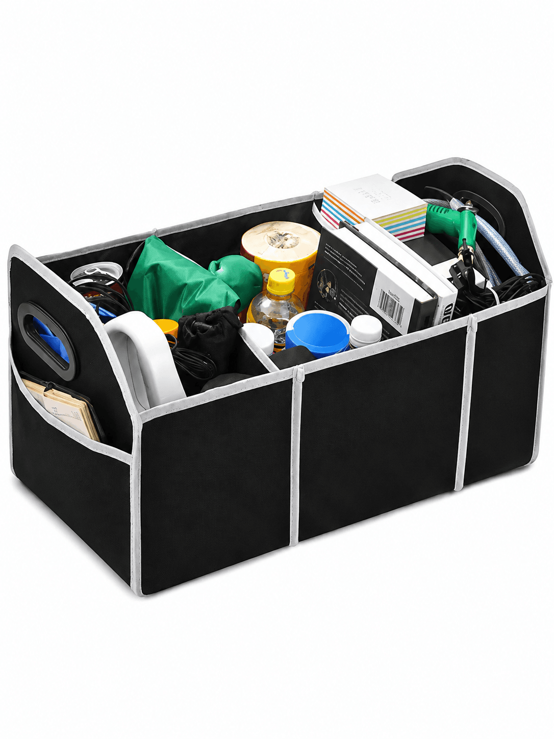 STARQ High Quality Polyester Folding Car Trunk Storage Boot Basket Storage Box Storage Boot Organizer 2