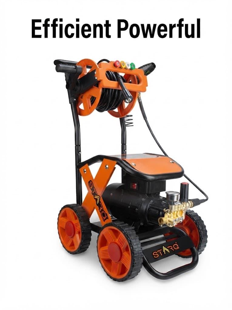 STARQ X Commercial HIGH Pressure Washer Heavy Duty with 15METER Hose Pipe for CAR, Bike, Home & Truck Washing (QTX HPW 3200 WATTS 3HP 320 BAR 18LPM) 2
