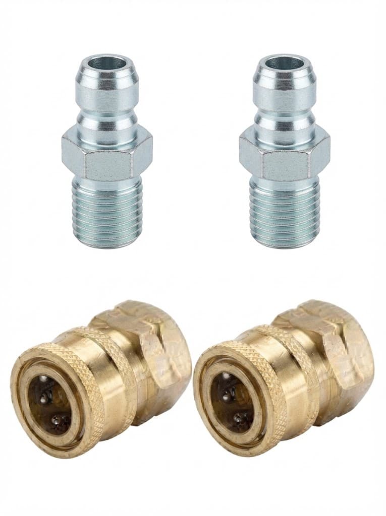 STARQ 2 QD SETS Quick Connect Adapter Fittings for Pressure Washer Hose Pipe M22 x 14 (Set of 2 Male and 2 Female) SUITABLE FOR QT30 MACHINE ONLY 3