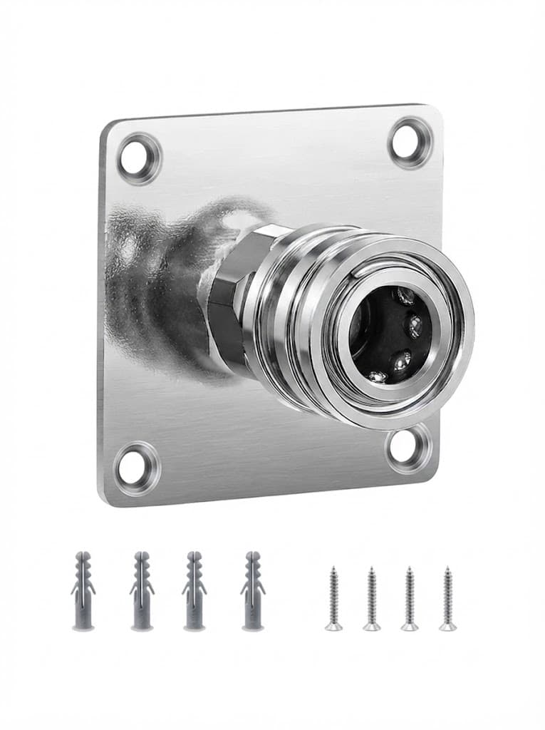 STARQ Pressure Washer Foam Cannon Holder, 1/4" Quick Connect Automatic Mount, Stainless Steel Nozzle Tip Organizer, Pressure Washer Accessory Storage Rack 2