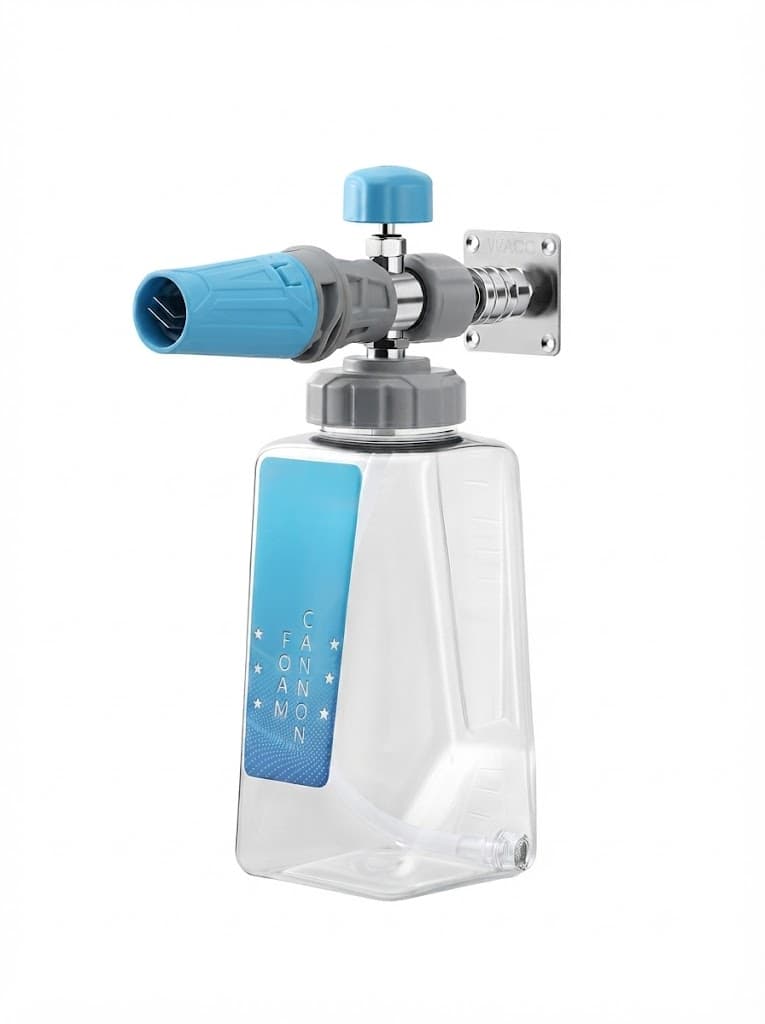 STARQ Pressure Washer Foam Cannon Holder, 1/4" Quick Connect Automatic Mount, Stainless Steel Nozzle Tip Organizer, Pressure Washer Accessory Storage Rack 3