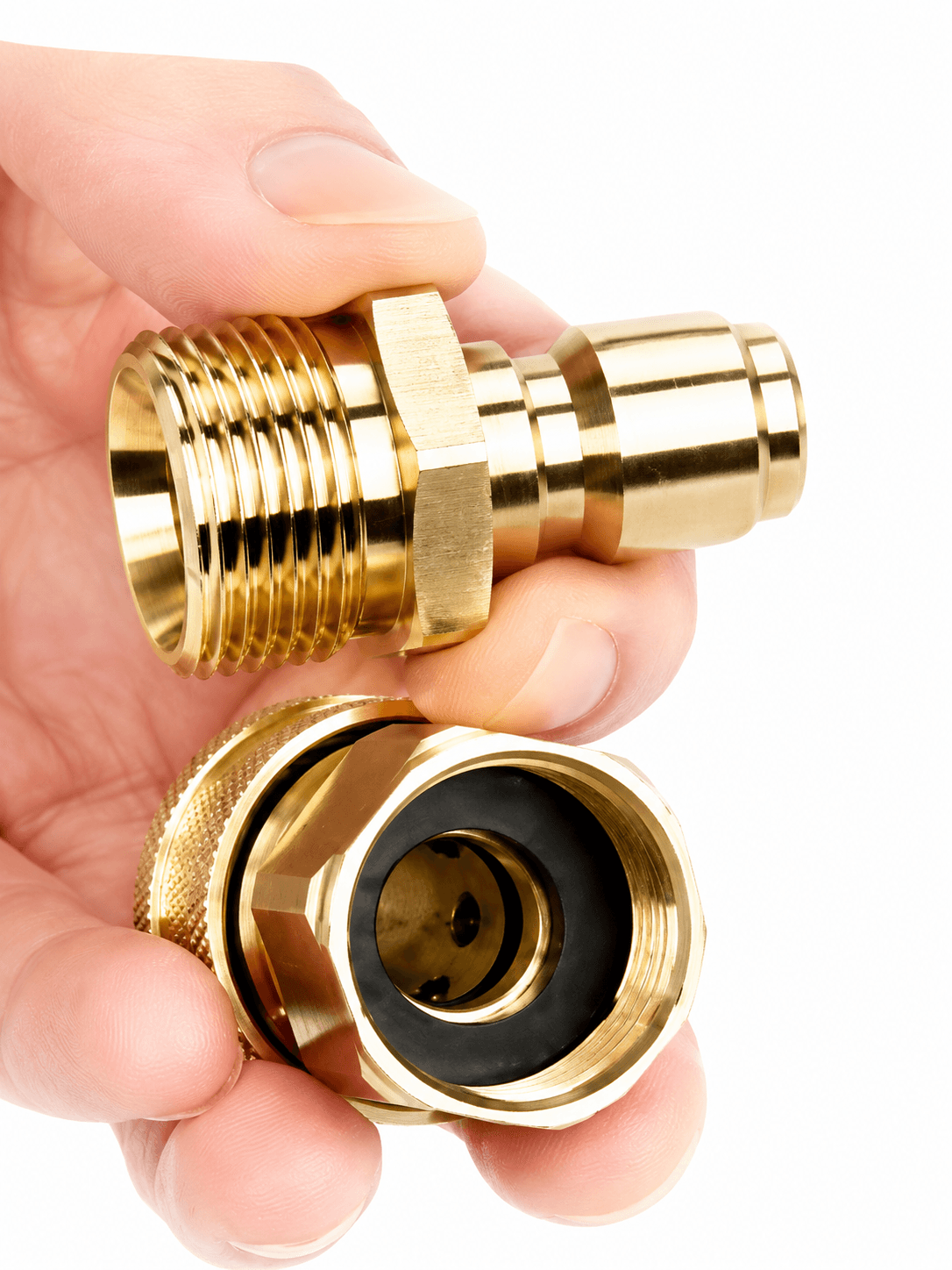 STARQ 1 QD SETS Quick Connect Adapter Fittings for Pressure Washer Hose Pipe M22 x 14 (Set of 1 Male and 1 Female) Suitable for QT30 machine only 4