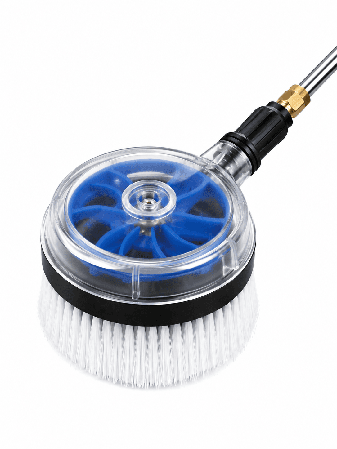 STARQ Handheld Surface Cleaner with 1/4" Quick Plug & 3/4 Brass Adapter for Driveways Sidewalks Floor Patios Cleaning, Heavy Duty 2