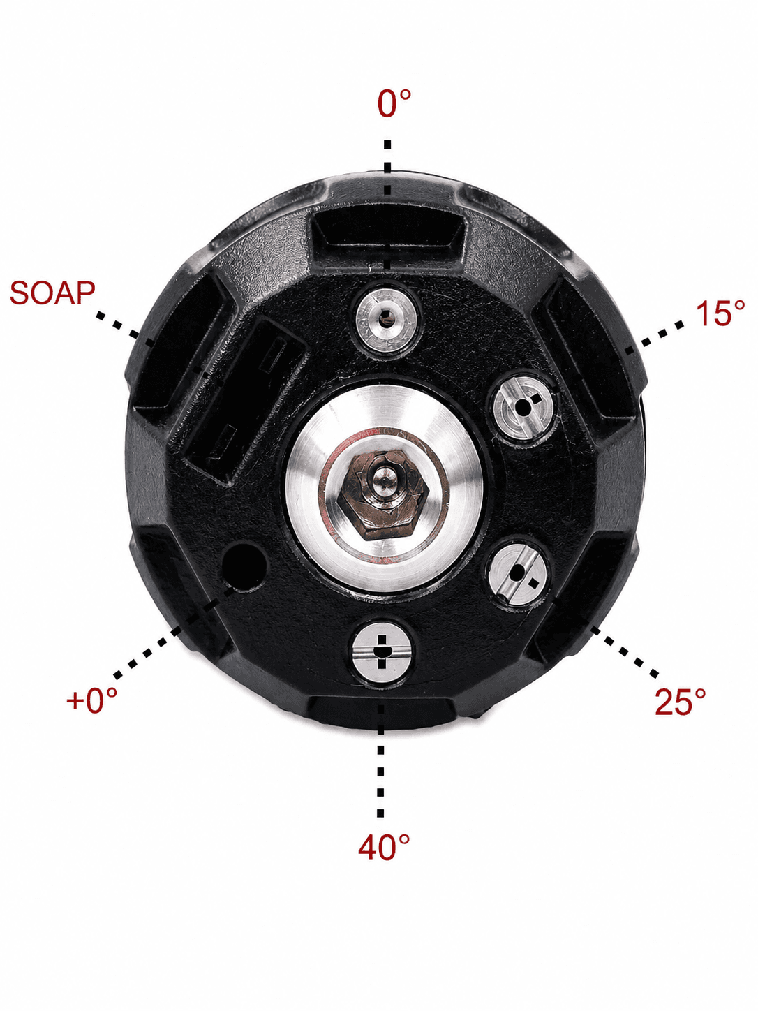 STARQ Pressure Washer Nozzle Tips, 6-in-1 Quick Changeover, Adjustable Pressure Washer Nozzle with 1/4 Inch Quick Connect 2