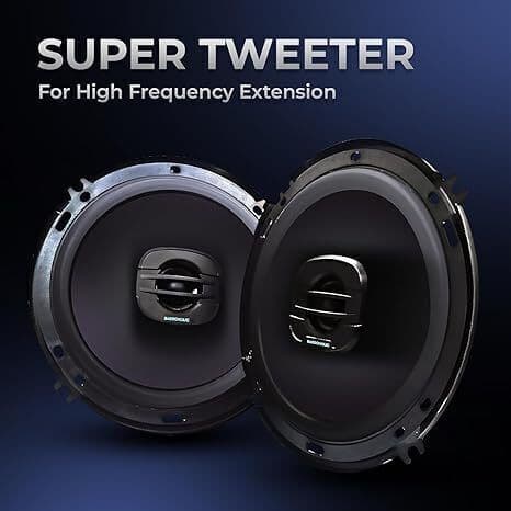 Two Way 6 Inches High Bass Coaxial Speakers 5