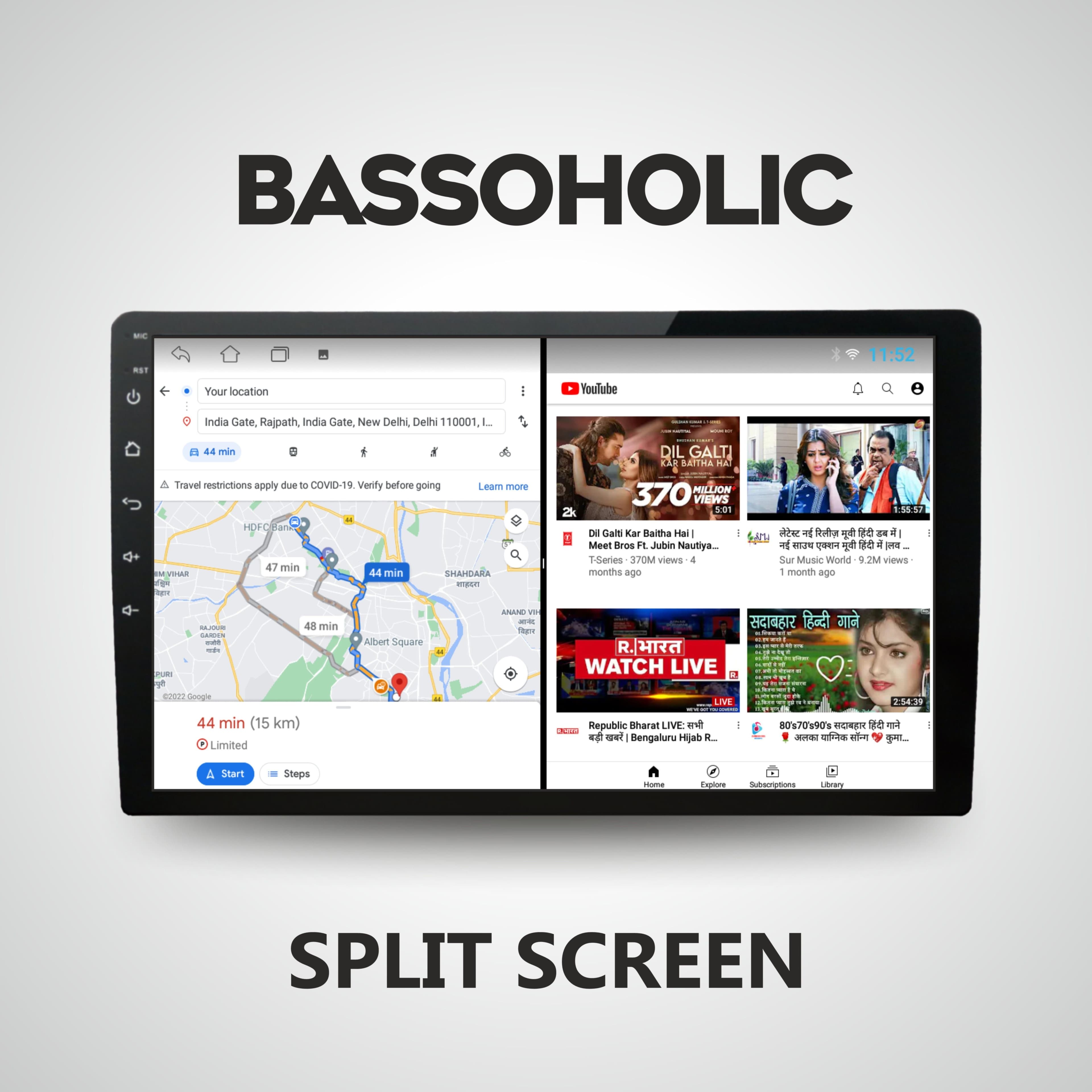 BASSOHOLIC 10 Inch Android 10 System for Old Swift 2GB/16GB RAM & ROM/HD Display/GPS/SWC 4