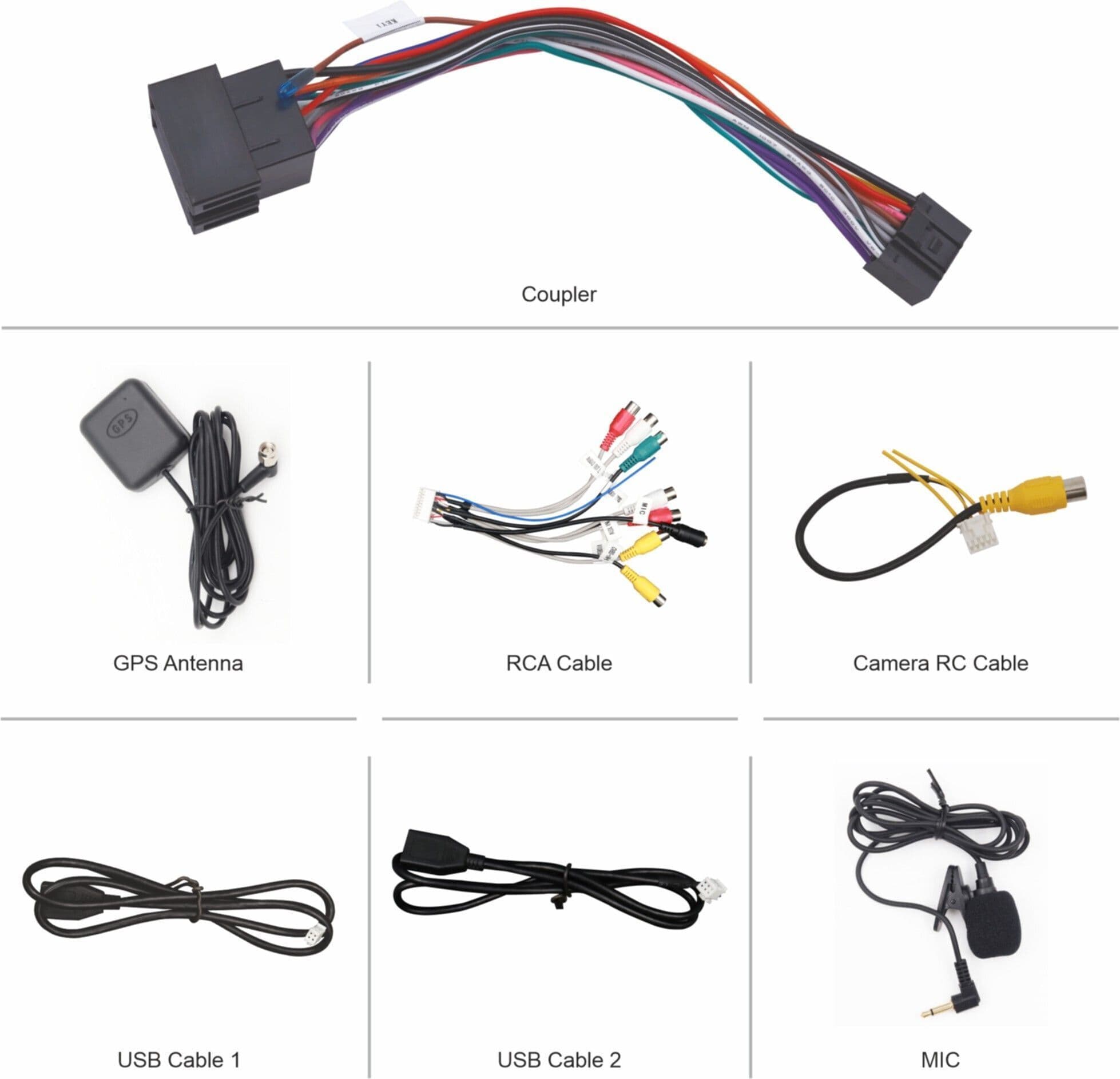 BASSOHOLIC 9 Inch Android 10 System for Mahindra Thar 2GB/16GB RAM & ROM/HD Display/GPS/SWC 4
