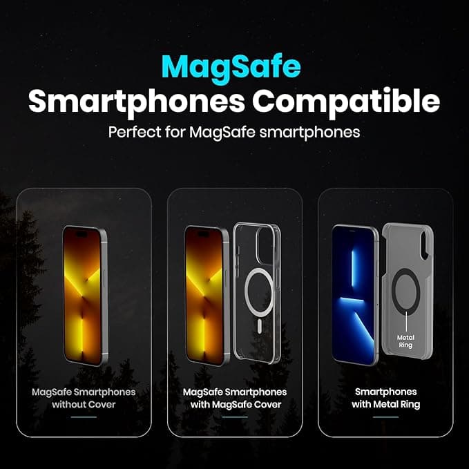 Mogun 4
AC Vent Mount | For MagSafe Phones | Magnetic Grip | Durable Build 3