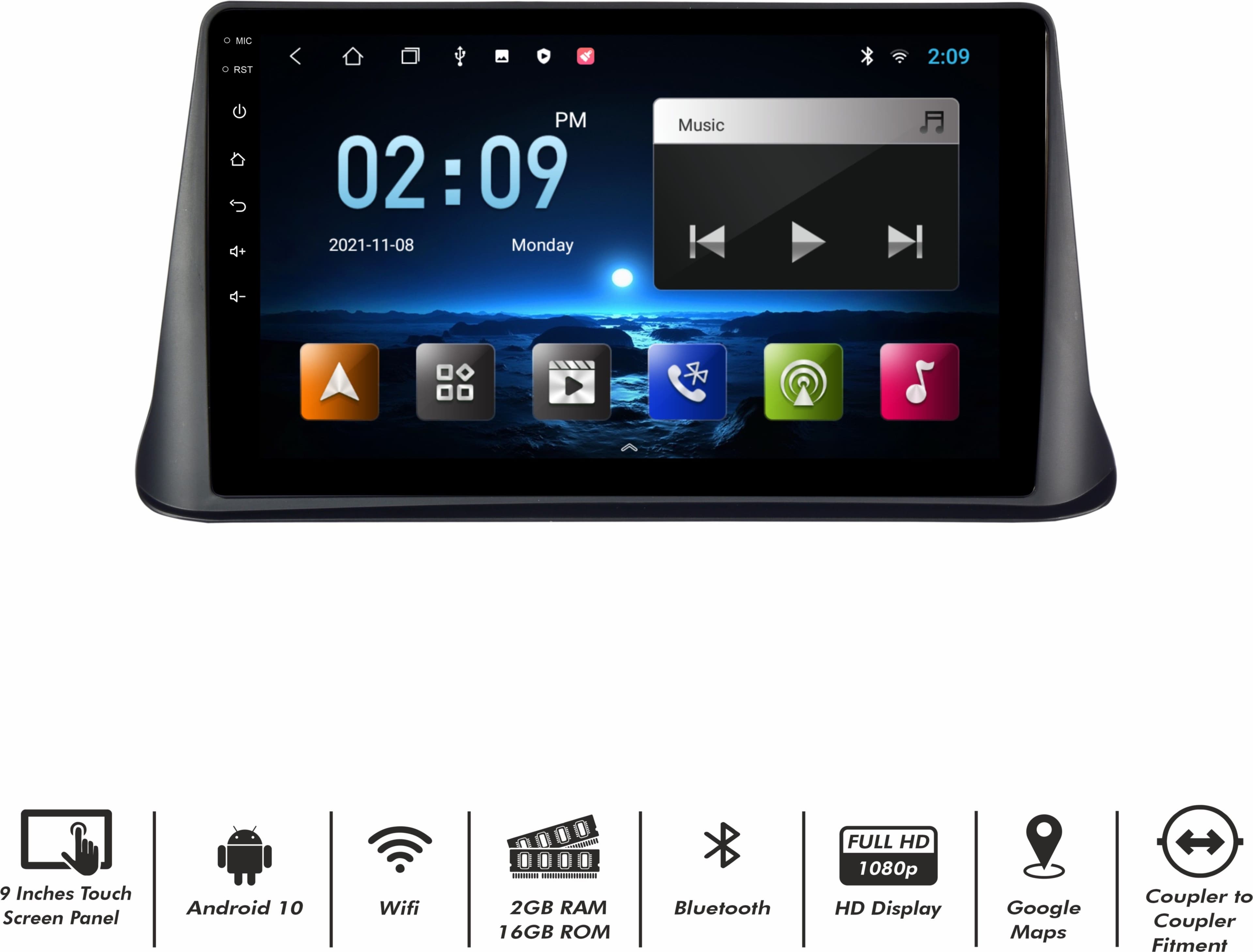 Trony 9 Inches Android 10 System 2