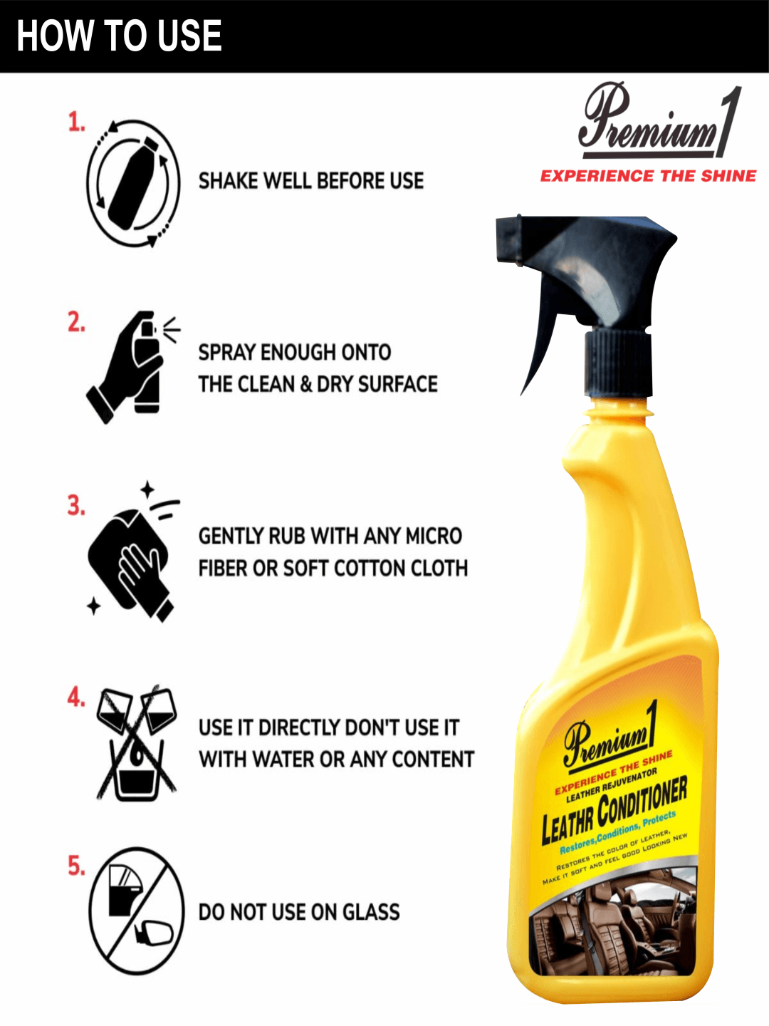 Leather Care- Rejuvenator 500ml 3