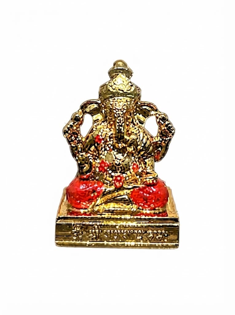 Car God Idol- Lord Ganesh- Gold 2