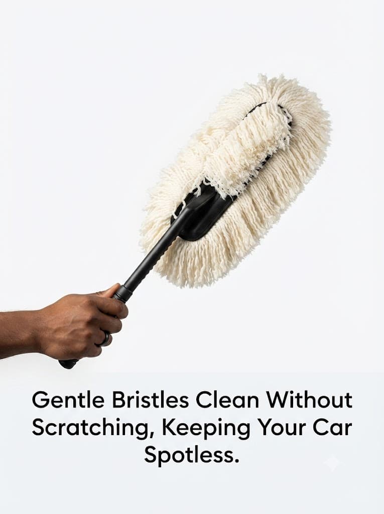 Multi-Purpose Car Duster | Wax-Treated Microfiber  3