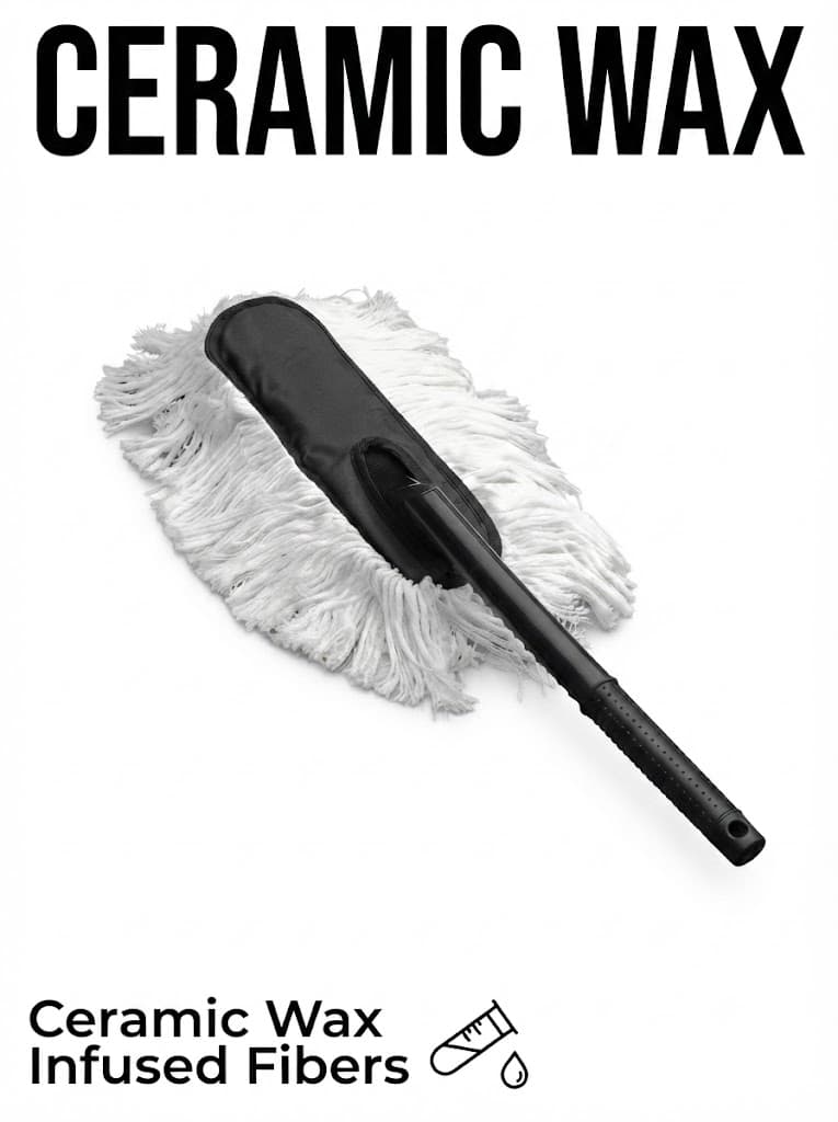 Multi-Purpose Car Duster | Wax-Treated Microfiber  4