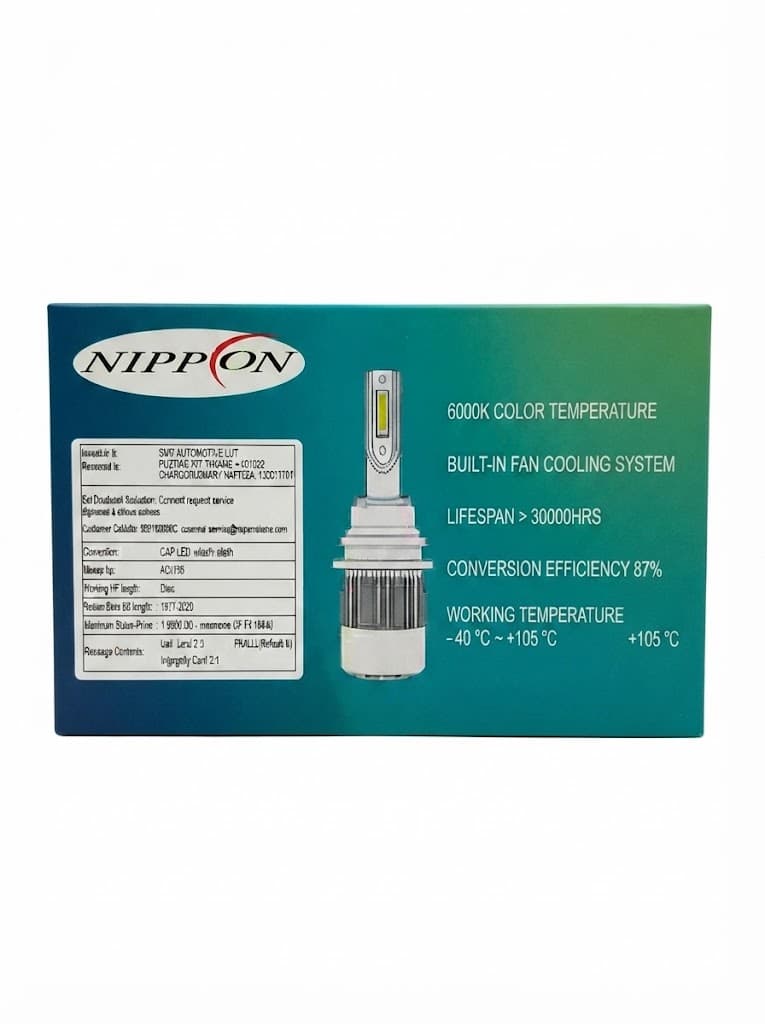 NIPPON H4/H19 LED 210 WT 6000K 4