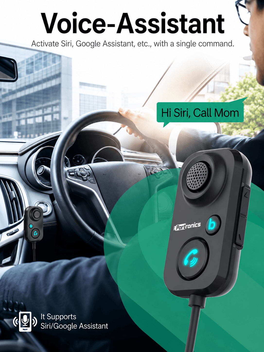 Auto 12
Car Bluetooth Receiver | 3.5mm AUX Connector | USB Port Powered | Call Button 5