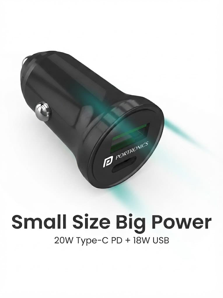 Car Power Mini
Dual Output | Type-C PD | USB Fast Charging | 38 Watts 3
