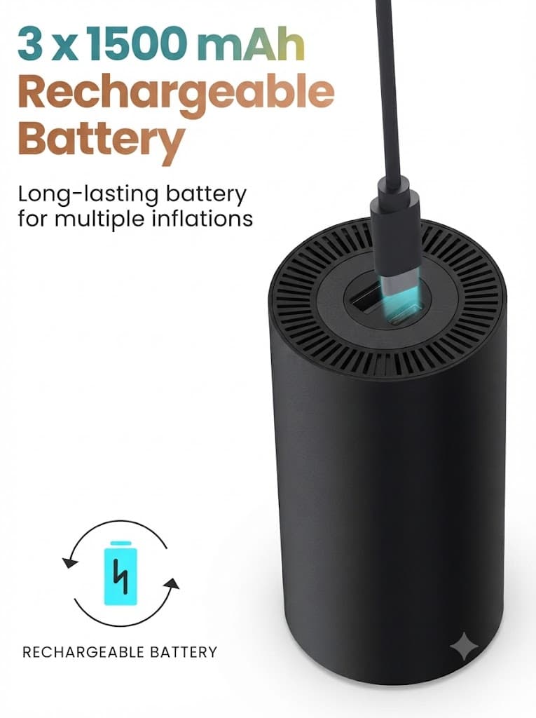 Vayu 5.0
Rechargeable | Inflation Modes | Digital Display | Fastest Inflation 2
