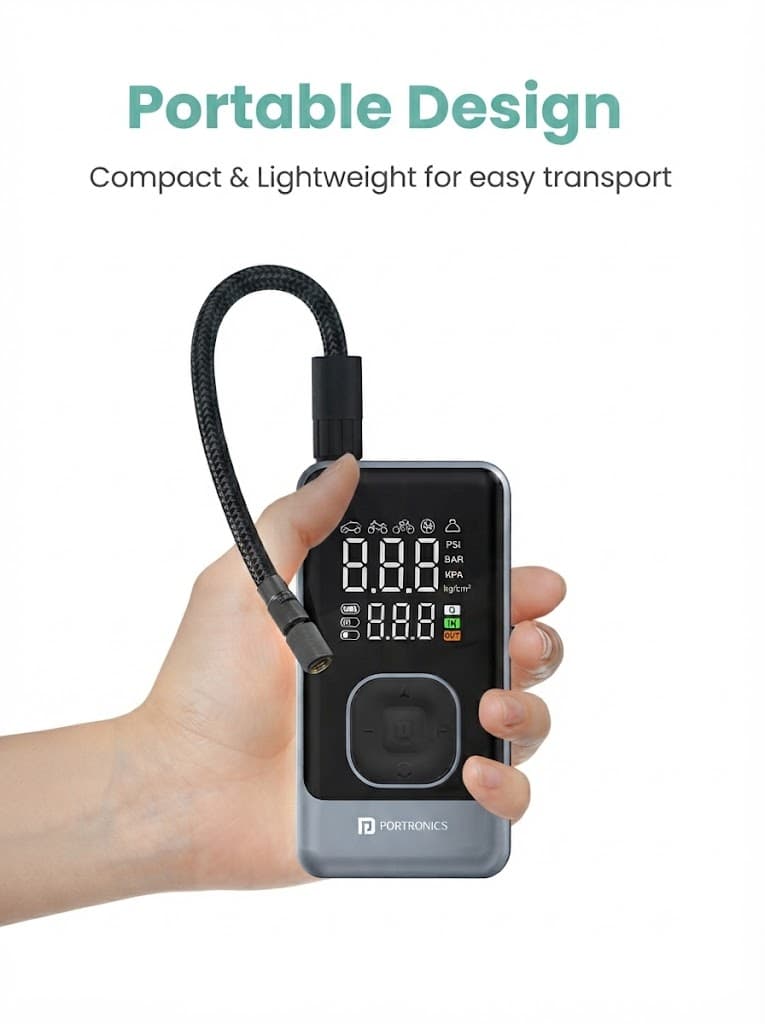 Vayu 8.0
Pre-set Inflation Modes | Built-In Flashlight with SOS | 2 x 2000 mAh Battery | In-Built Hanging Support 5