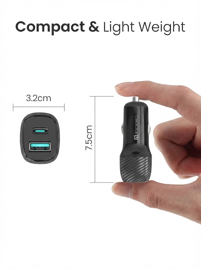Car Power 6
Dual Output | Type-C PD | USB Port | 51 Watts 3