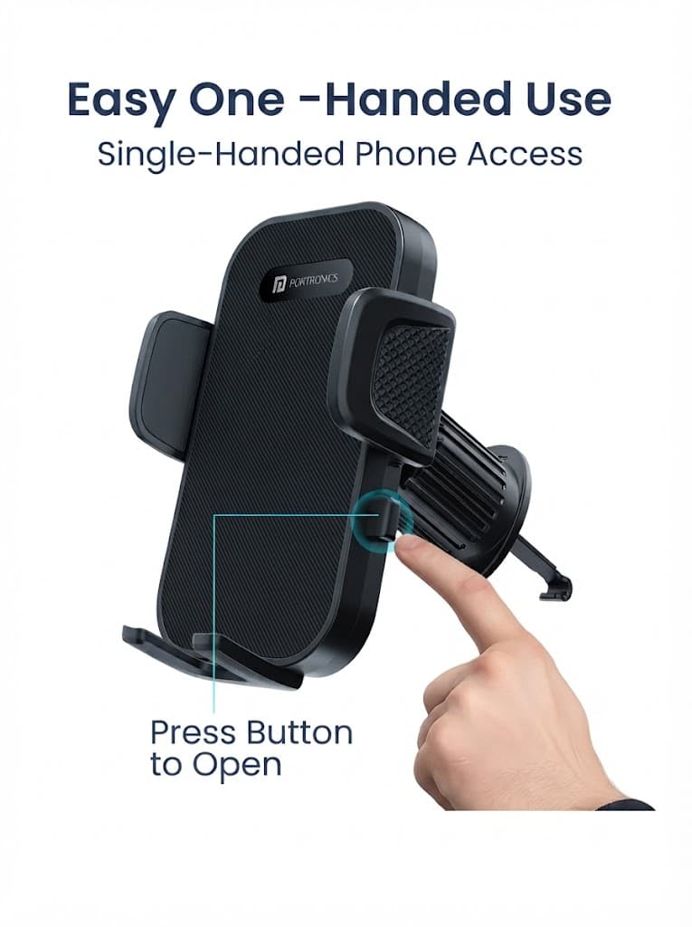 Clamp Y
360° Rotation | For Most Cars | AC Vent Mount | One-Click Operation 3