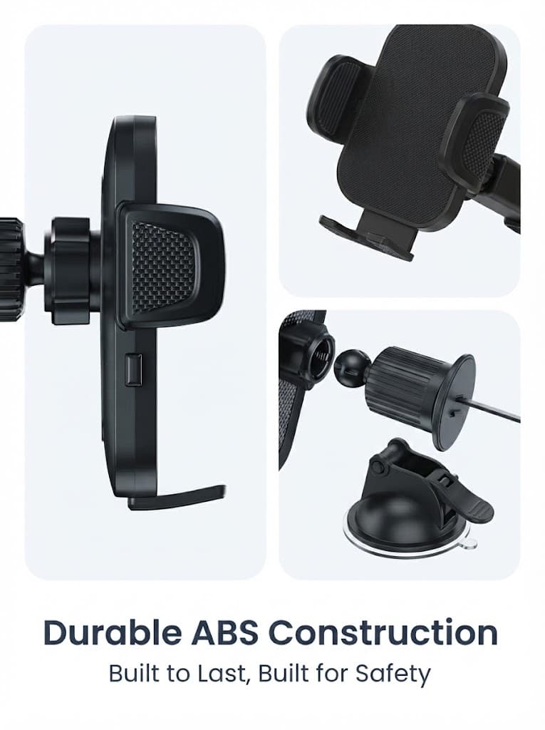 Clamp Y
360° Rotation | For Most Cars | AC Vent Mount | One-Click Operation 4