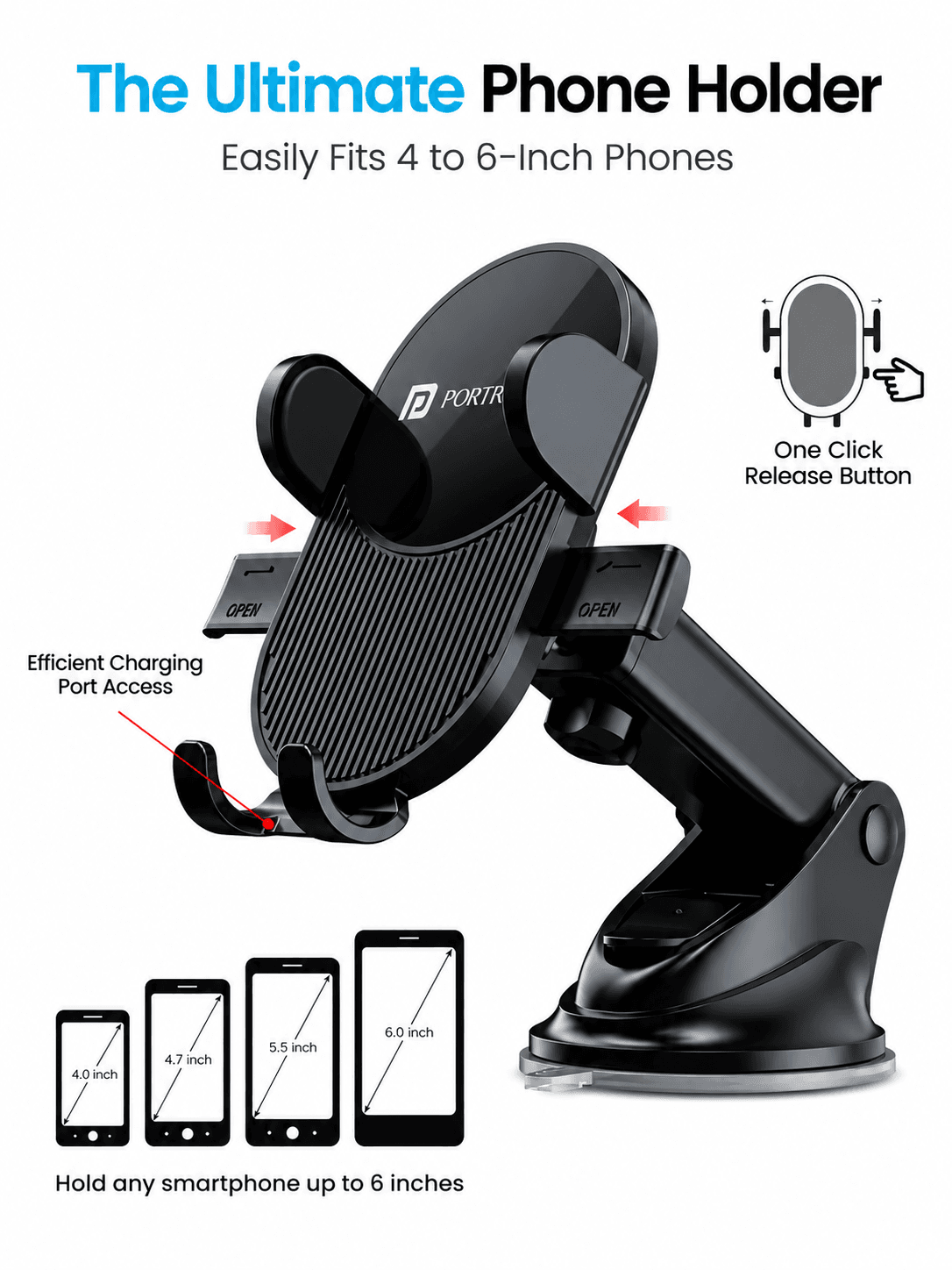 Clamp M3
Adjustable Height | 360° Rotation | ABS Build | Suction Cup Mount 2