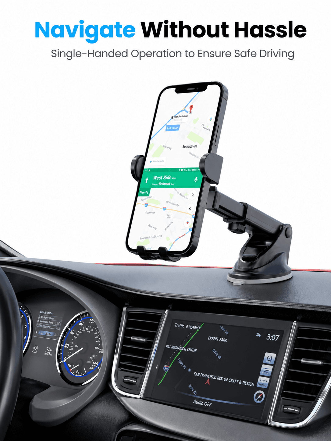 Clamp M3
Adjustable Height | 360° Rotation | ABS Build | Suction Cup Mount 3