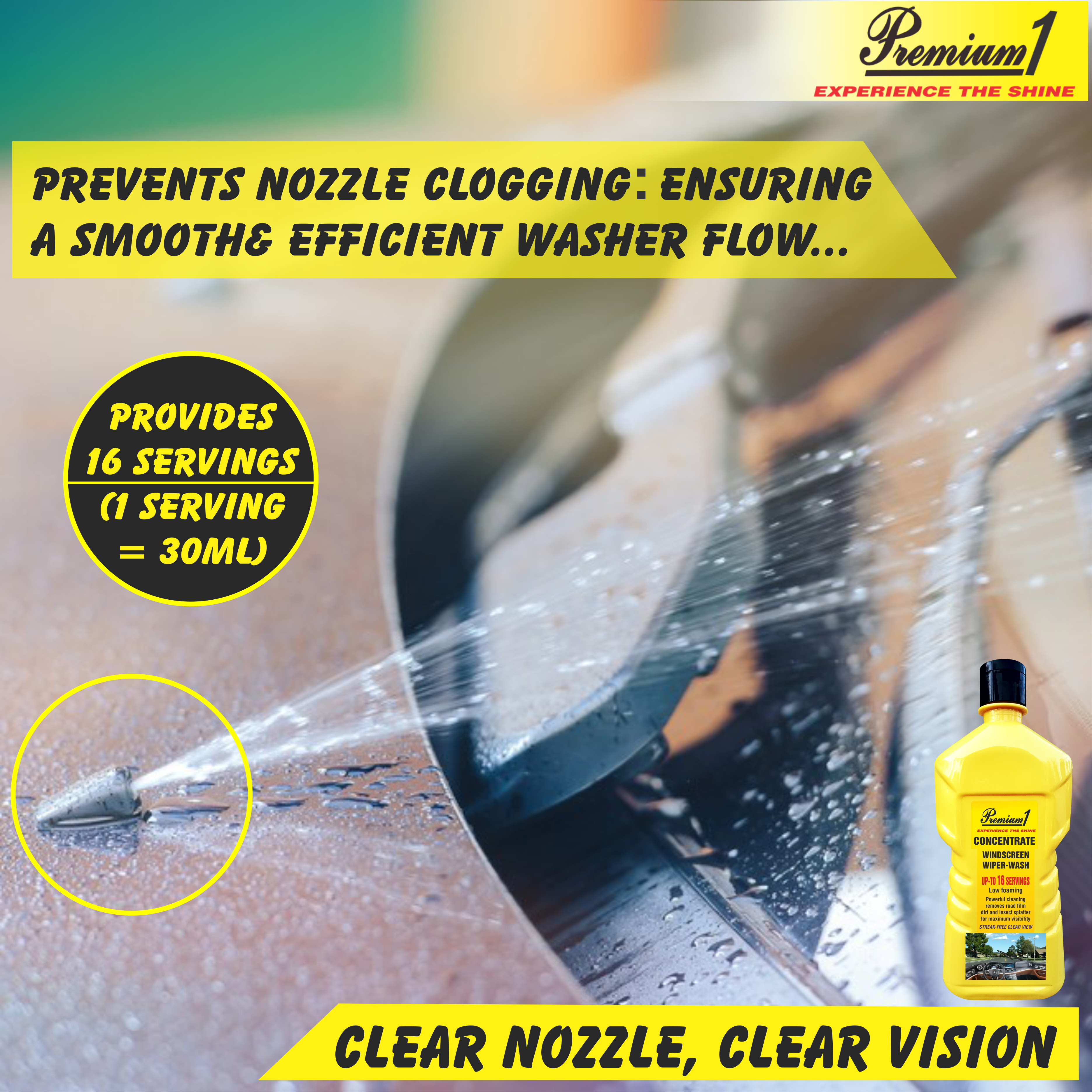 Windscreen Wiper Wash 500ML 4