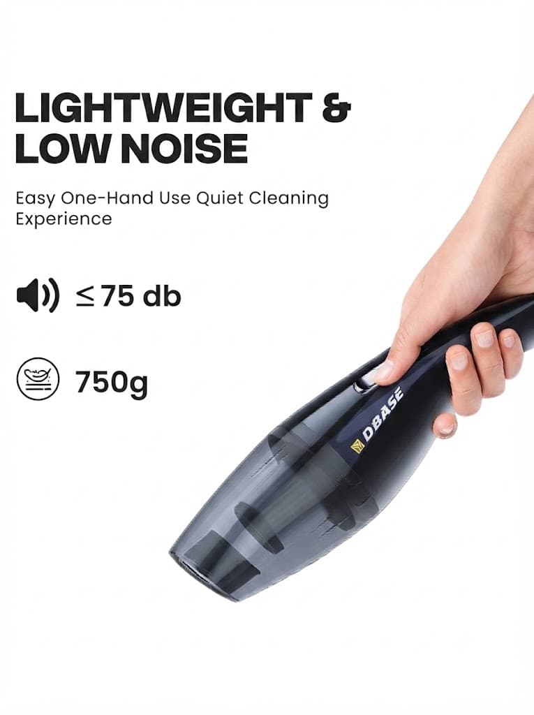 Car Vaccum Cleaner | High power suction | Portable size | HEPA size 4