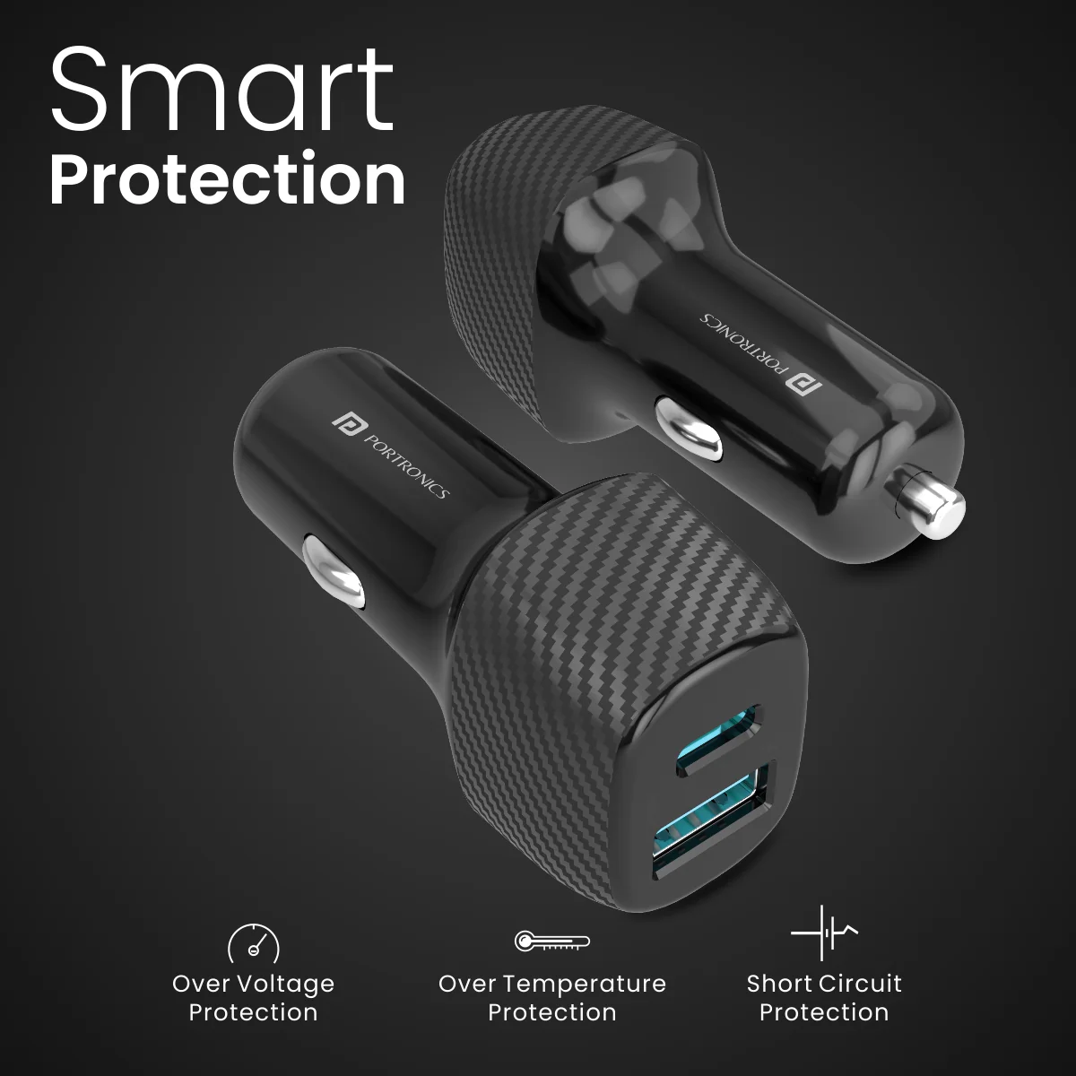 Car Power 6
Dual Output | Type-C PD | USB Port | 51 Watts 2