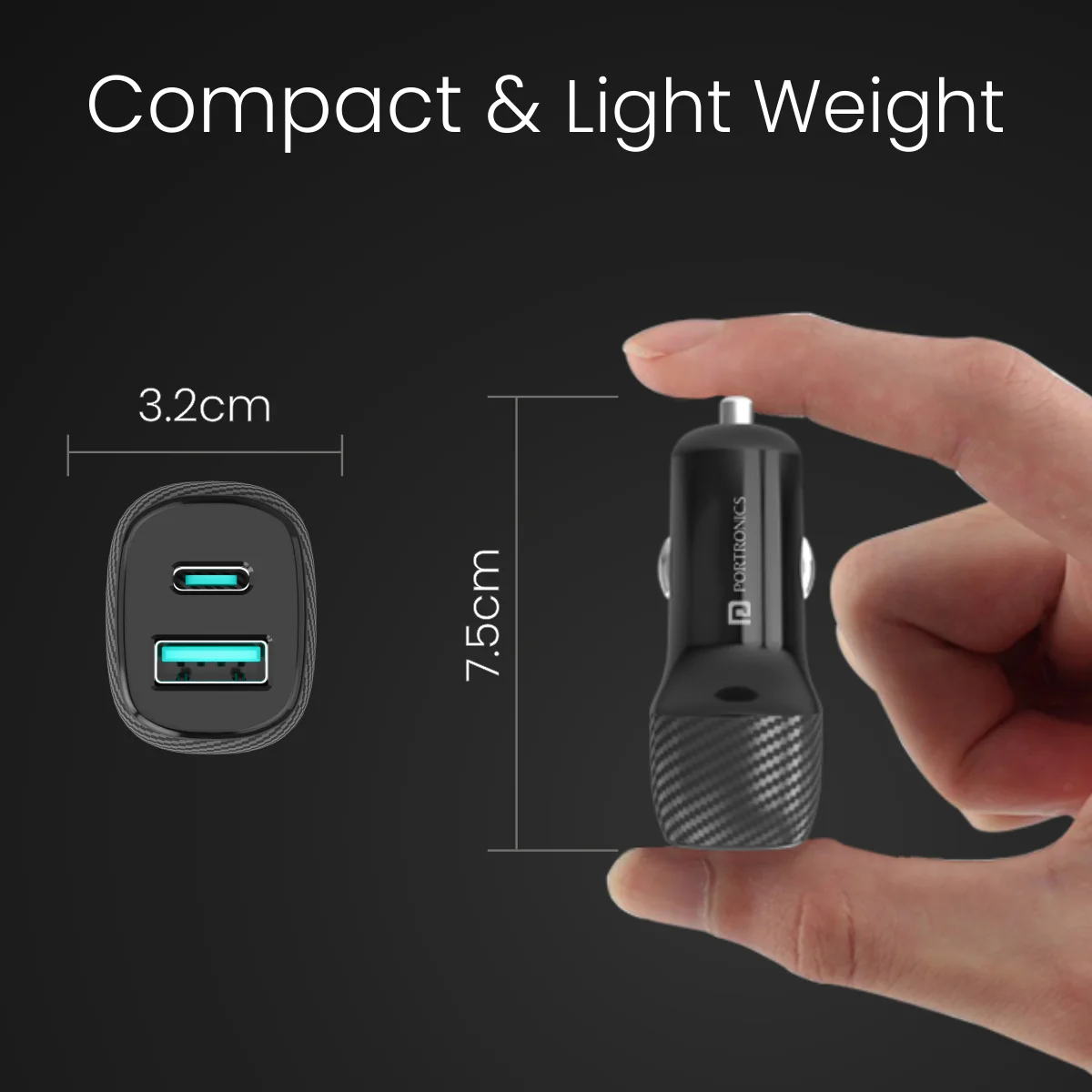 Car Power 6
Dual Output | Type-C PD | USB Port | 51 Watts 3